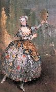 Portrait of the dancer Barbara Campanini aka La Barbarina antoine pesne